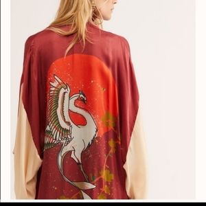 Discontinued Free People Phoenix Kimono